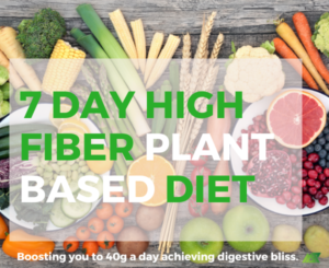 high fiber plant based diet